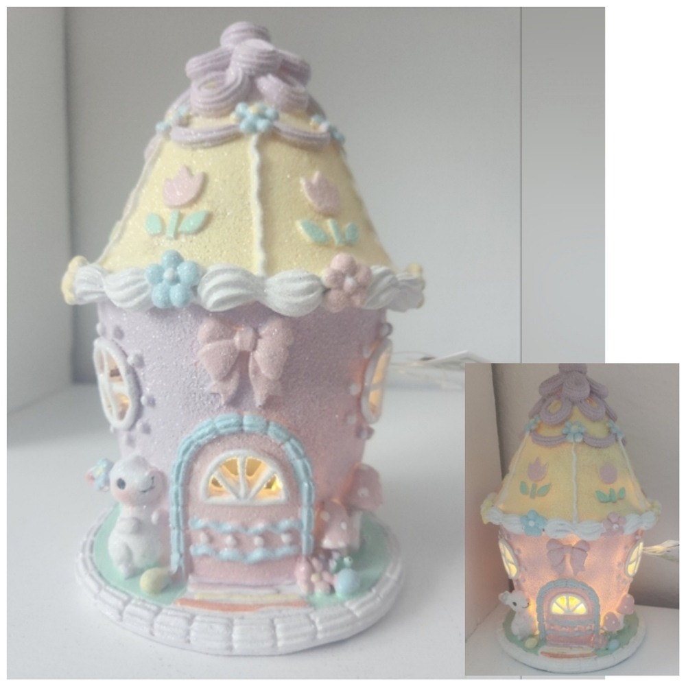 Hopper's Lane Shimmer Light Up Easter Egg Ginger Bread House